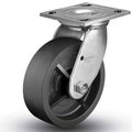 Colson ¬Æ 4 Series Swivel Plate Caster - Solid Polyolefin 6" Dia. 700 Lb. Cap. 4.06109.839 SS